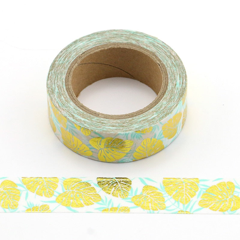 Variety Pattern Decorative Tape (15mmx10m, color/style options)