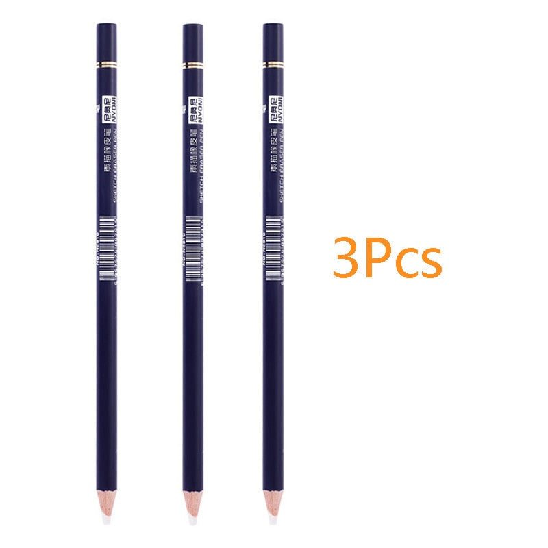 Rubber Pen/Pencil Eraser (1/3/6 pack)