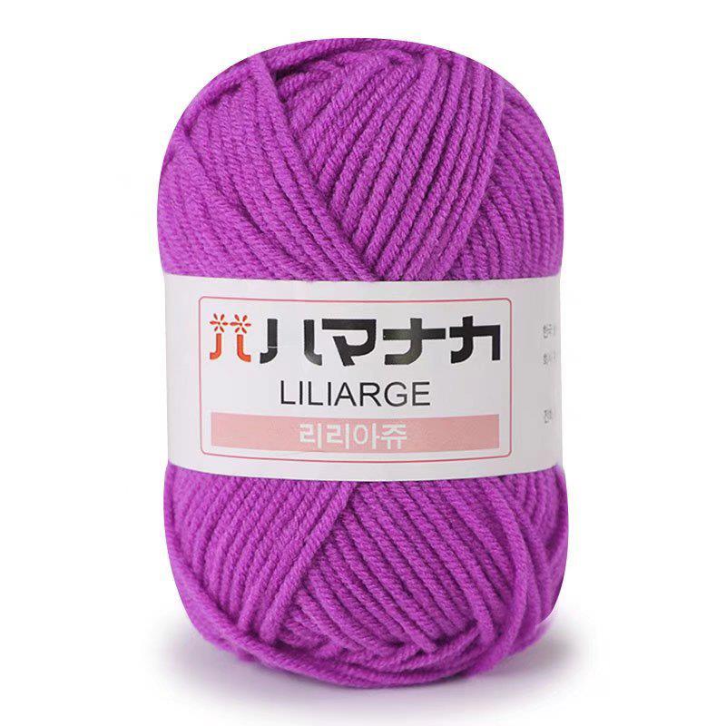 Soft Milk Cotton Knitting Yarn Anti-Pilling High Quality