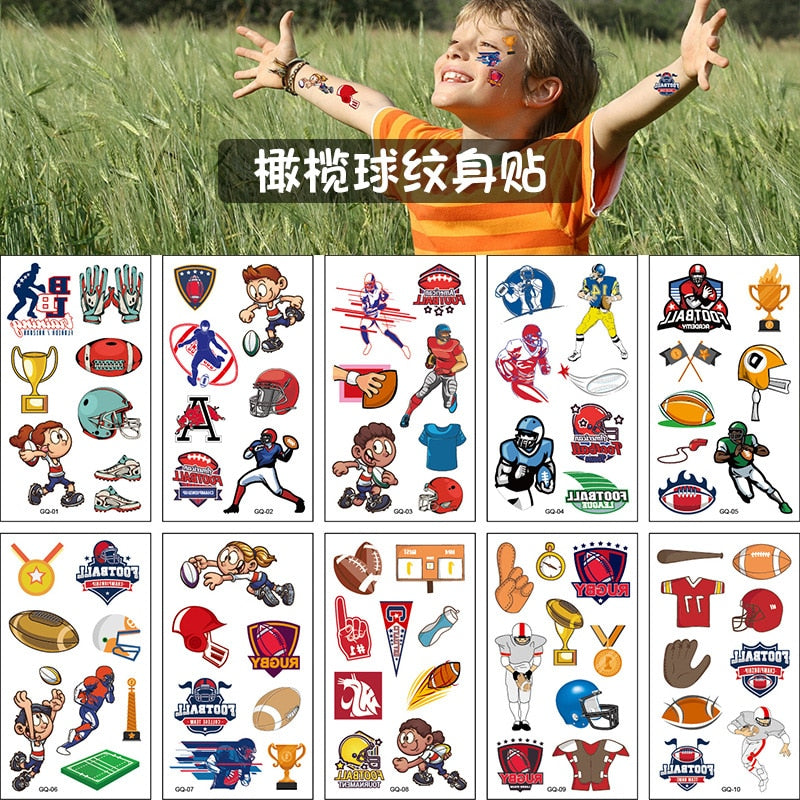 10 Pack Fake Tattoo Stickers