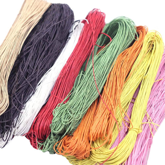 Colored Wax Rope (80mx1mm Thick)