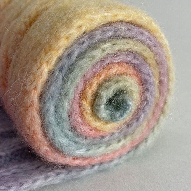 Rainbow Angola Amorous Mohair Wool Yarn