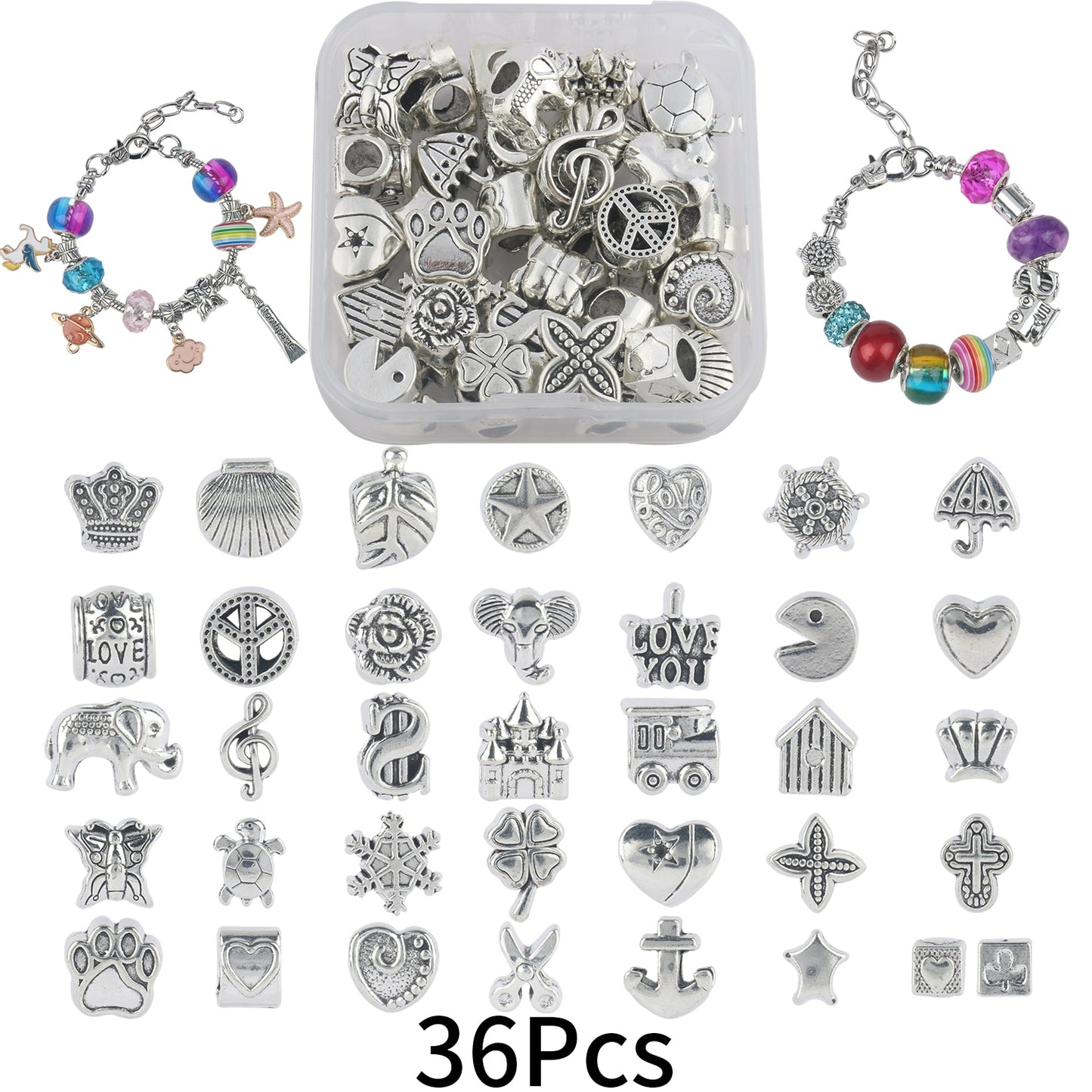 15 Style Mix Polymer Clay Acrylic Jewelry Making Kits