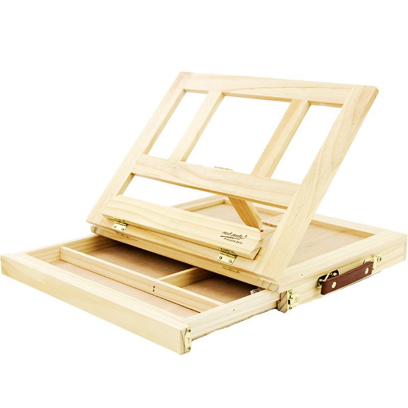 Wooden Table Easel with Drawer (portable)