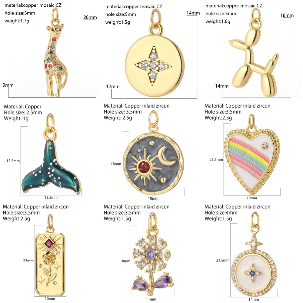 Mixed Assortment Jewelry Charms