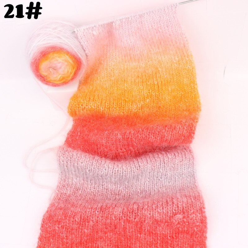 Rainbow Angola Amorous Mohair Wool Yarn