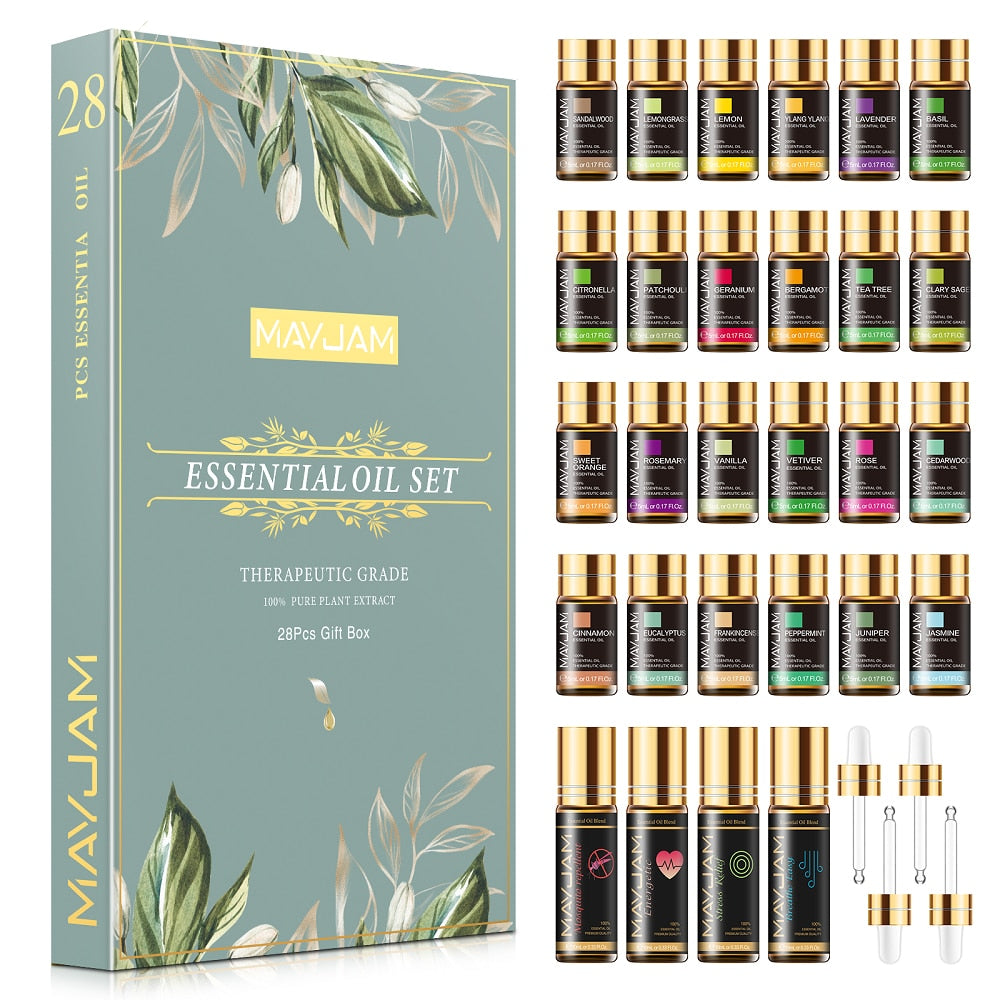 28 Piece Gift Set Pure Essential Oils