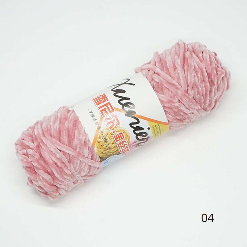 Chenille Velvet Acrylic Blended Yarn Anti-Pilling/Anti-Static/Eco-Friendly