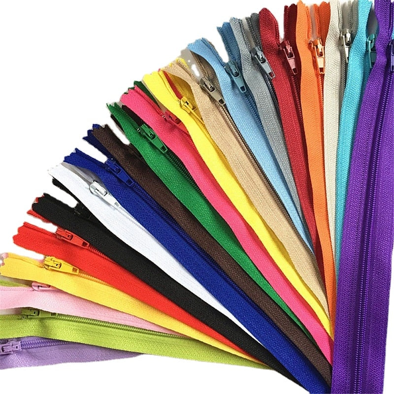 Nylon Zippers (10/pack, 20-60cm)