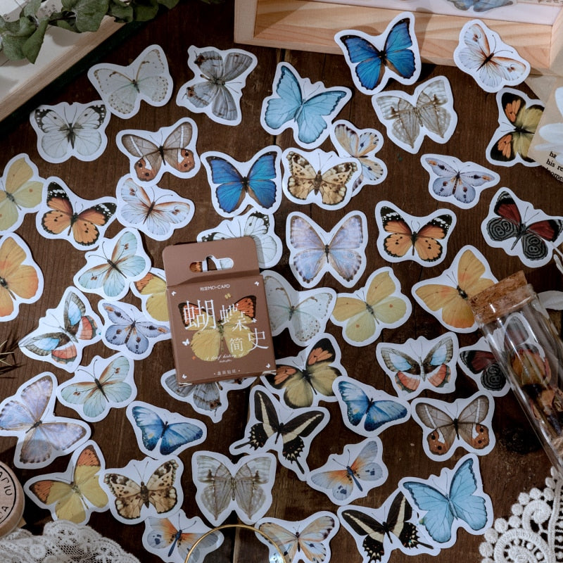 Vintage Stickers (46/pack, style options)