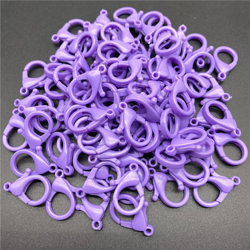 10Pcs 26mm Plastic Lobster Clasp Hooks