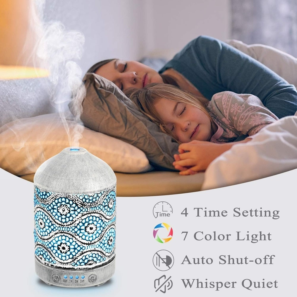 100ml Aroma Diffuser/Humidifier, 7 Light Displays