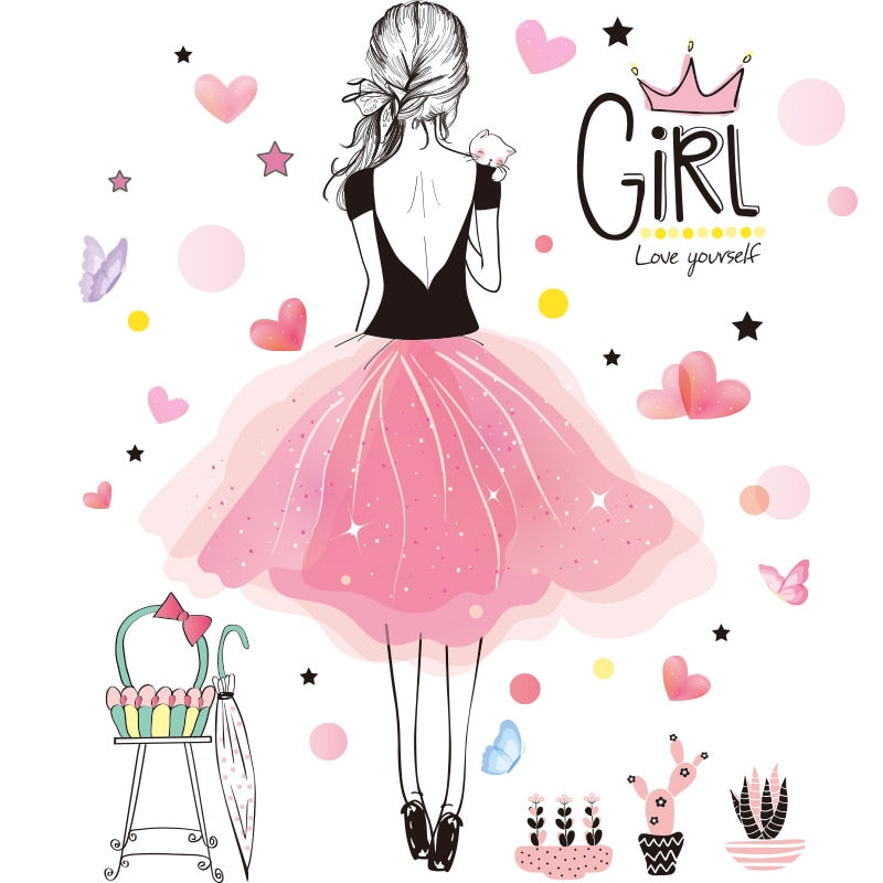 Fairy Girl Wall Stickers