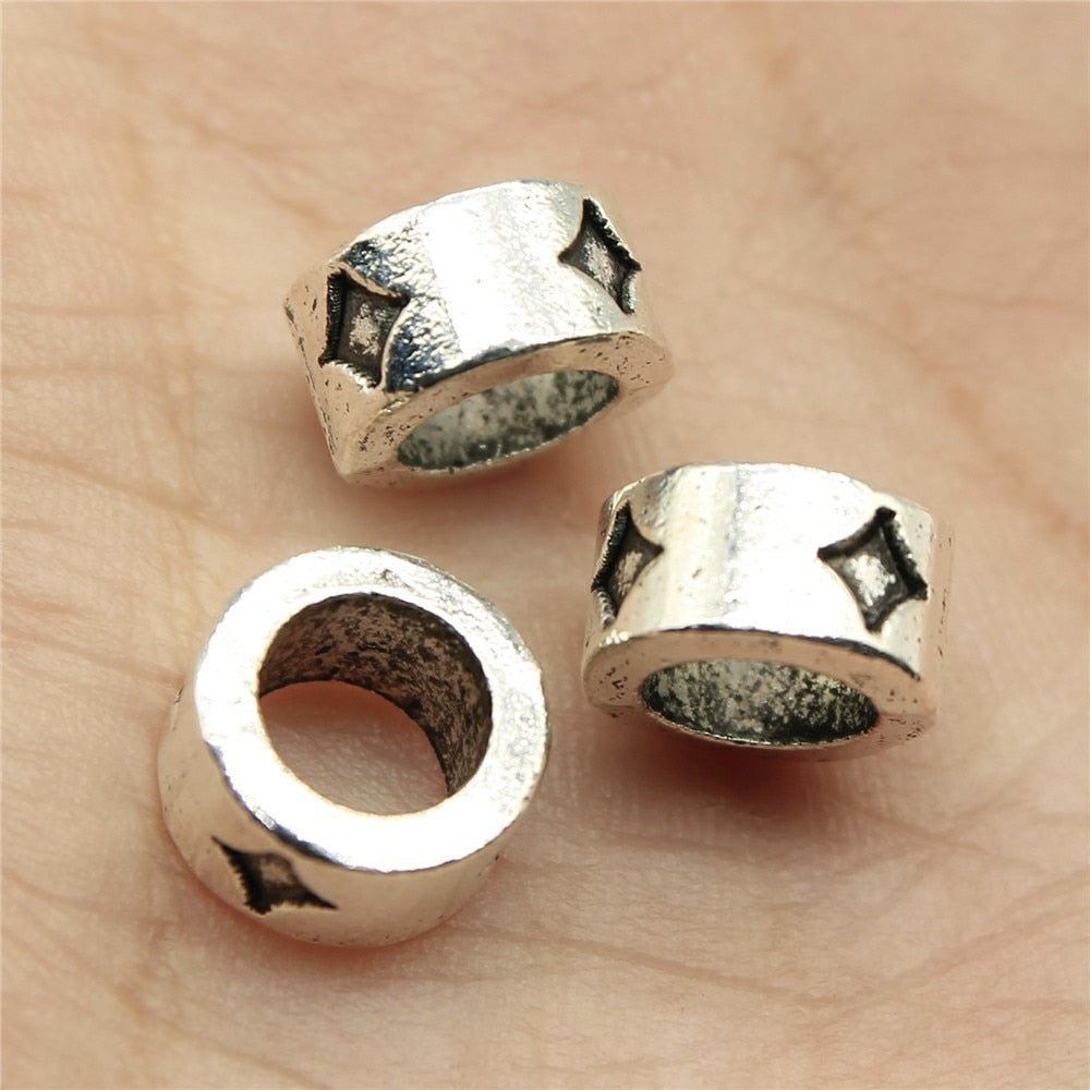 Antique Silver Spacer Beads (20/pack)