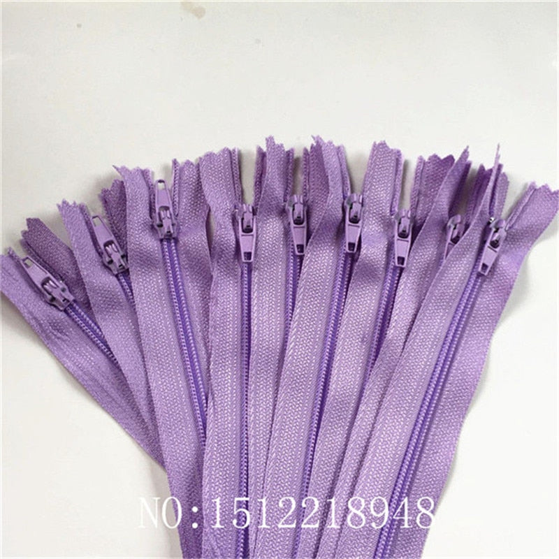 Nylon Zippers (10/pack, 20-60cm)