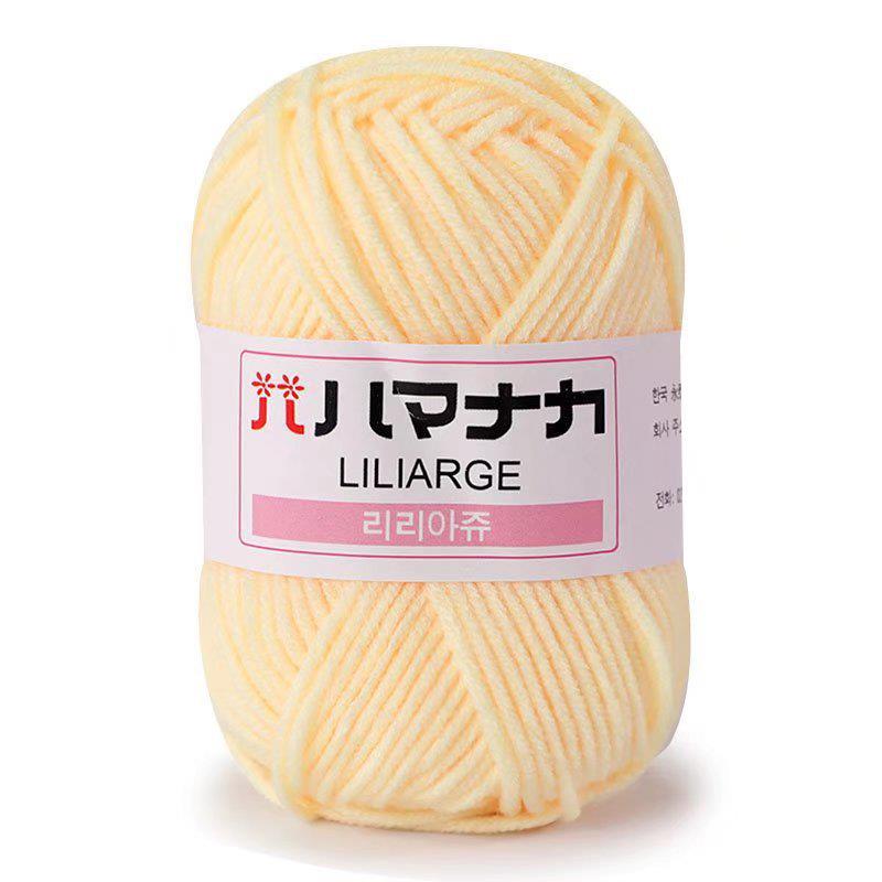 Soft Milk Cotton Knitting Yarn Anti-Pilling High Quality