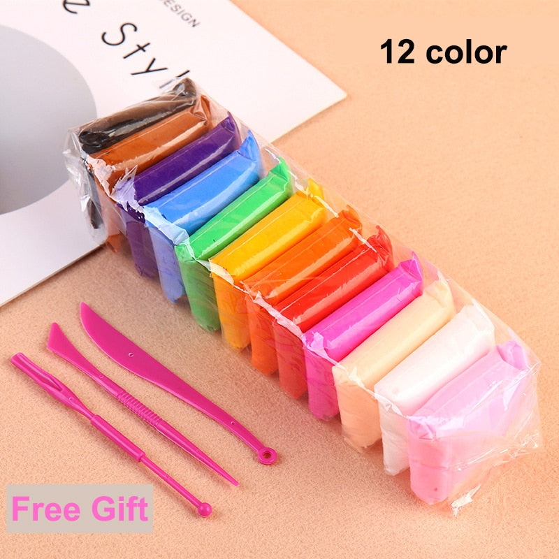 36 Color/Set Light Clay Plasticine