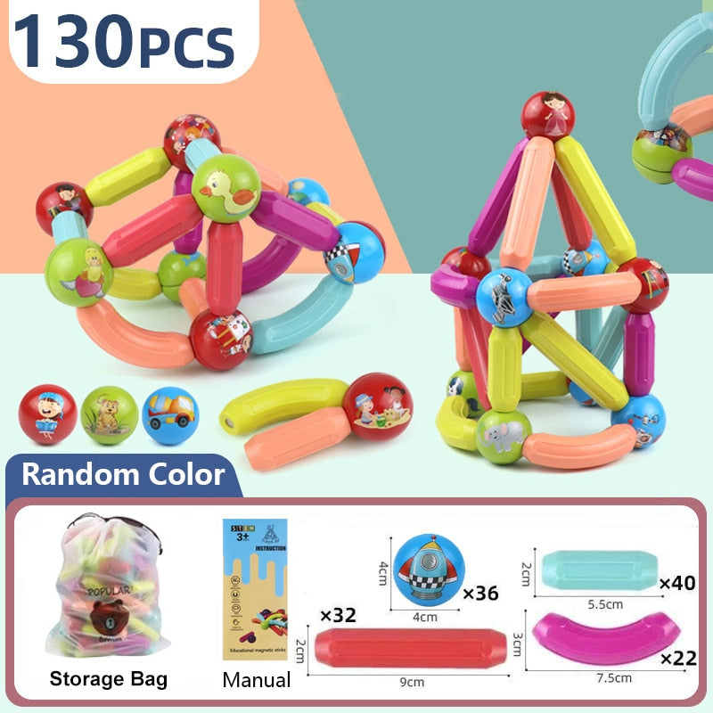 Magic Magnetic Building Blocks