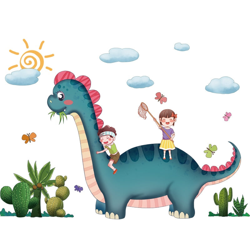 Cartoon Dinosaur Wall Stickers