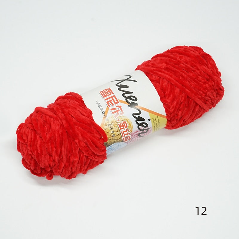 Chenille Velvet Acrylic Blended Yarn Anti-Pilling/Anti-Static/Eco-Friendly