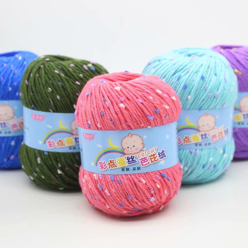 Baby Cashmere Cotton Dot Yarn