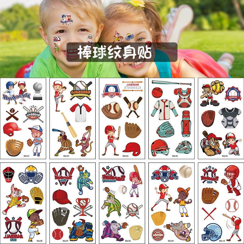 10 Pack Fake Tattoo Stickers