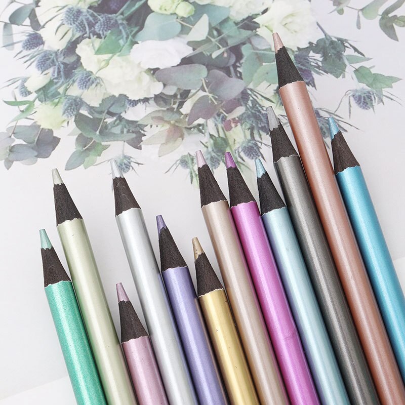 Metallic Colored Pencil 12/pack