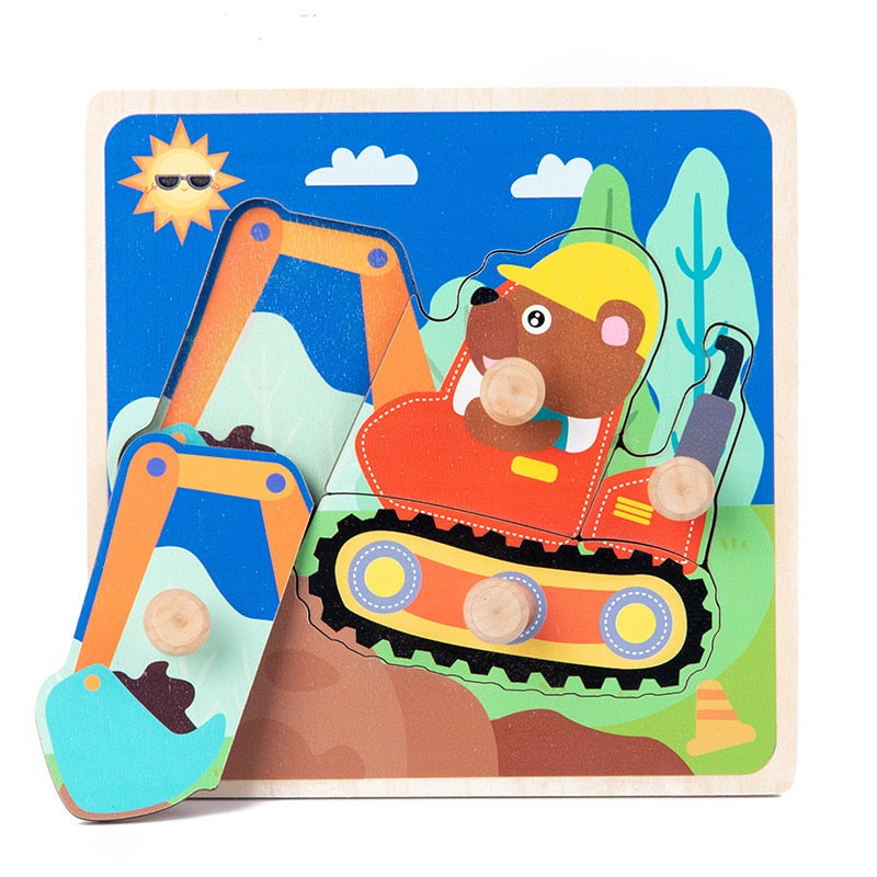 Montessori Wooden Puzzles