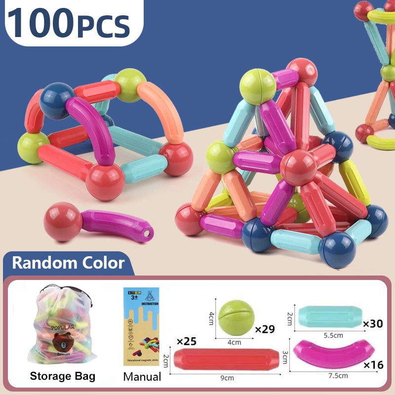 Magic Magnetic Building Blocks