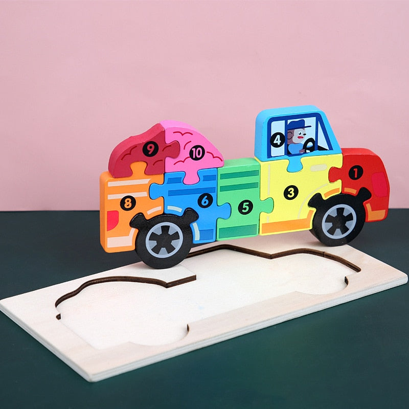 Montessori Wooden Puzzles