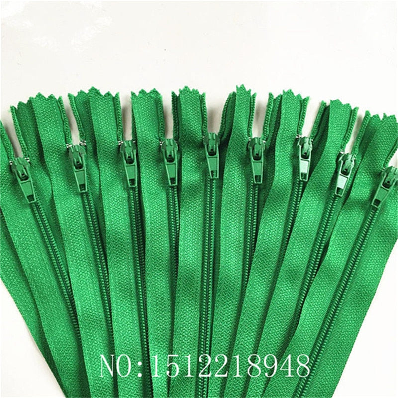 Nylon Zippers (10/pack, 20-60cm)