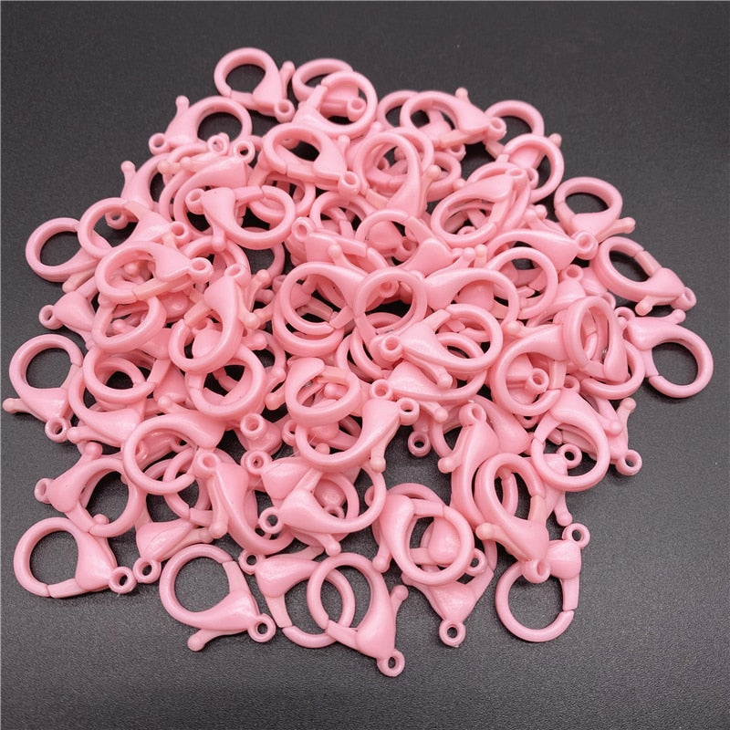 10Pcs 26mm Plastic Lobster Clasp Hooks