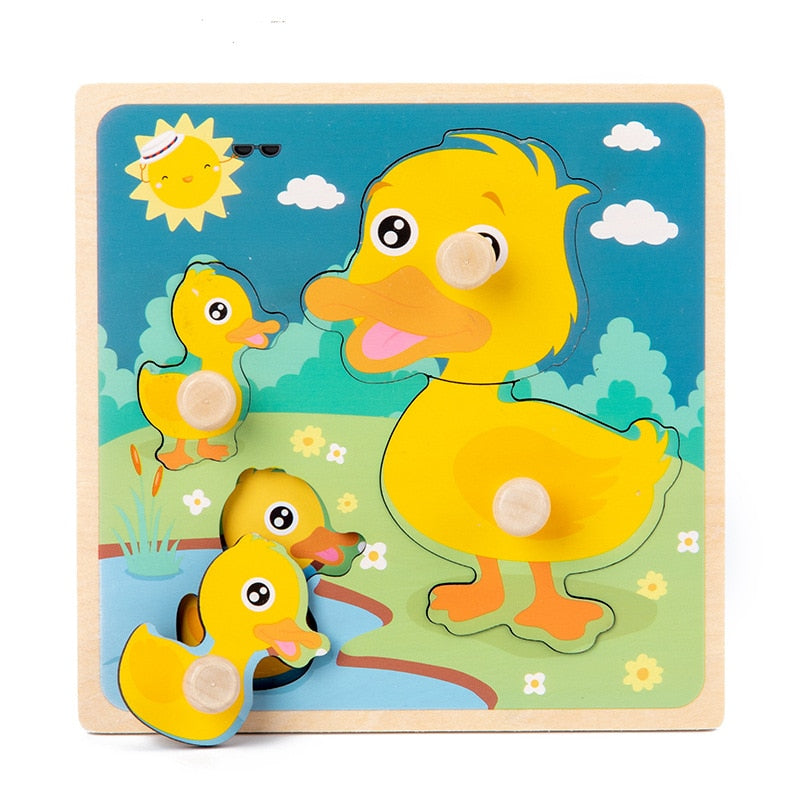 Montessori Wooden Puzzles