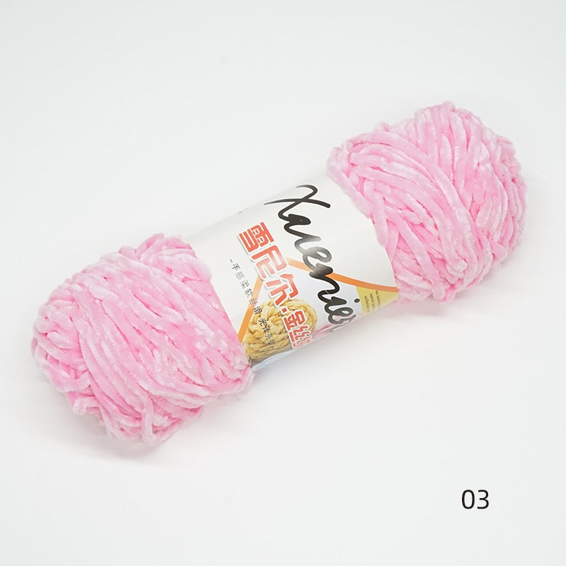 Chenille Velvet Acrylic Blended Yarn Anti-Pilling/Anti-Static/Eco-Friendly