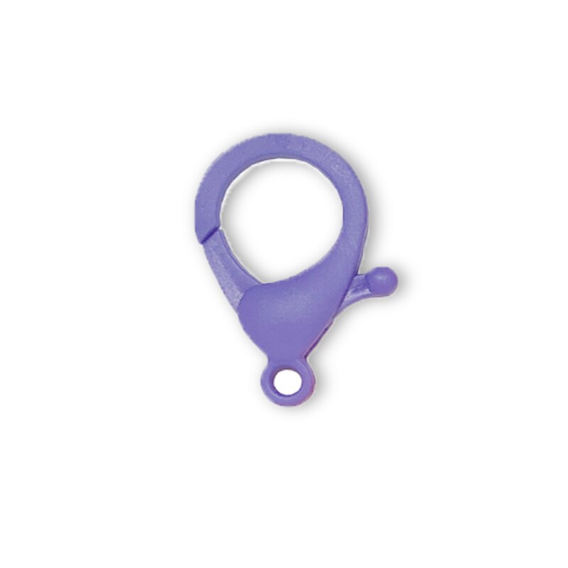 Plastic Lobster Clasp Hooks (30/pack, color options)