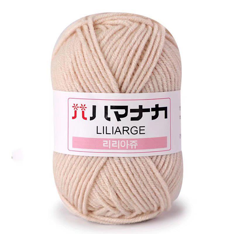 Soft Milk Cotton Knitting Yarn Anti-Pilling High Quality