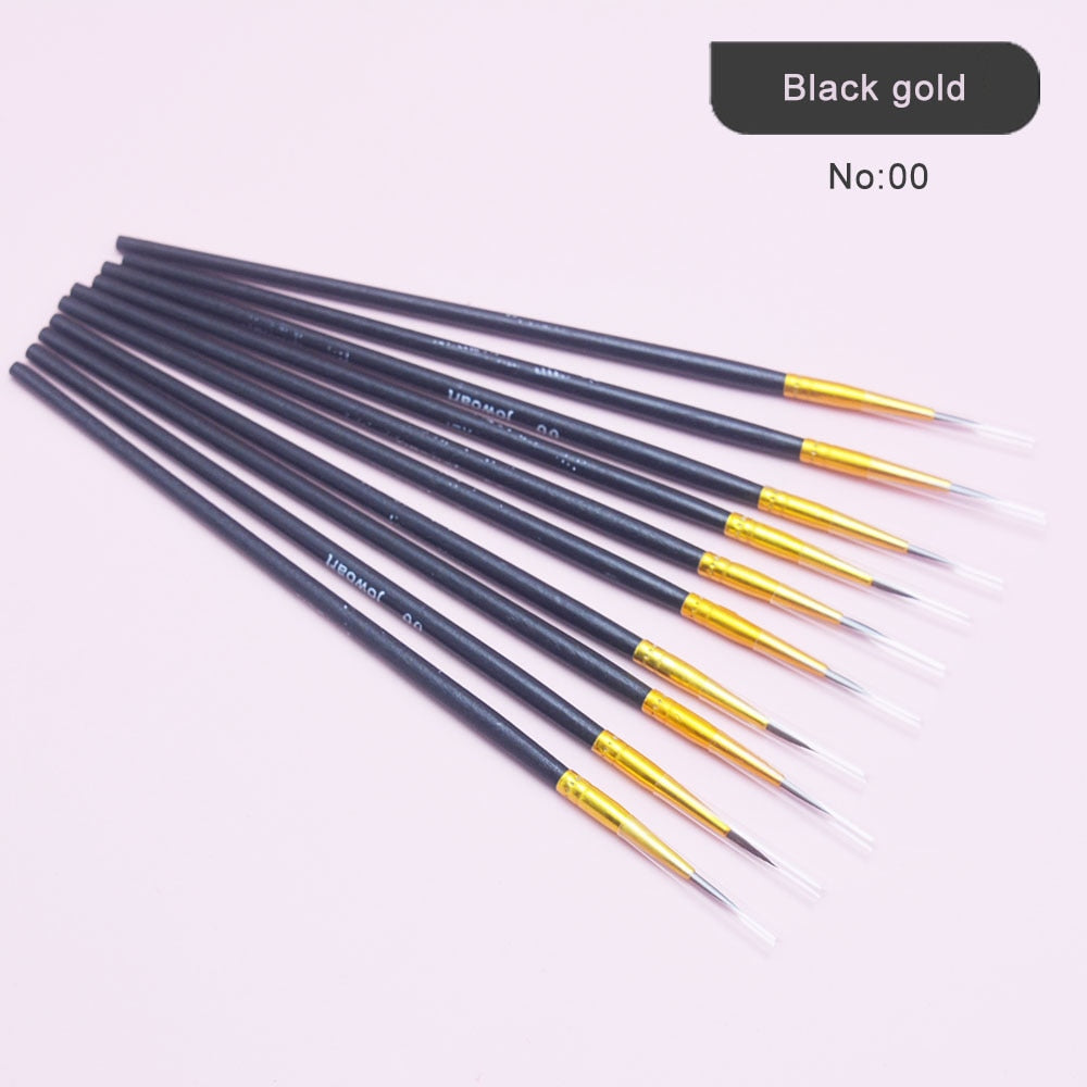 Fine Line Hook Paint Brush Set (10/set)