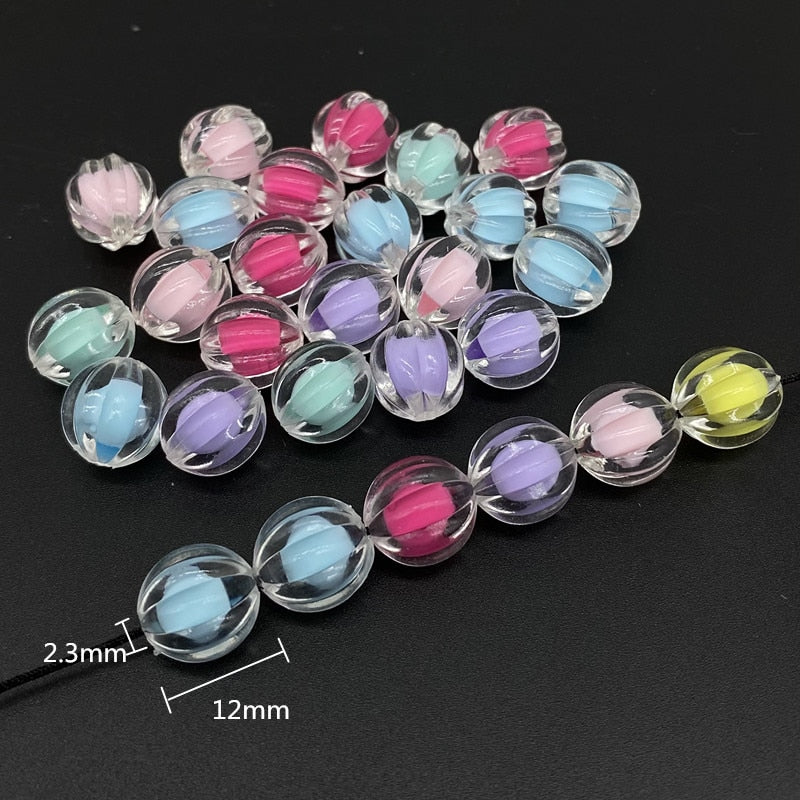 Acrylic Beads (shape/color options, 20/pack)