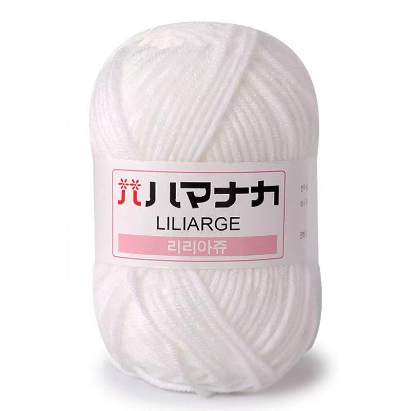 Soft Milk Cotton Knitting Yarn Anti-Pilling High Quality