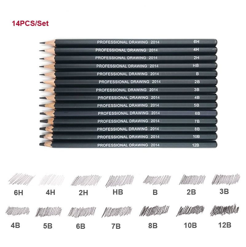 Professional Sketch Drawing Pencil Set