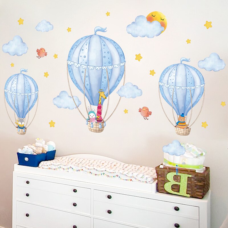 Hot Air Balloons Wall Stickers