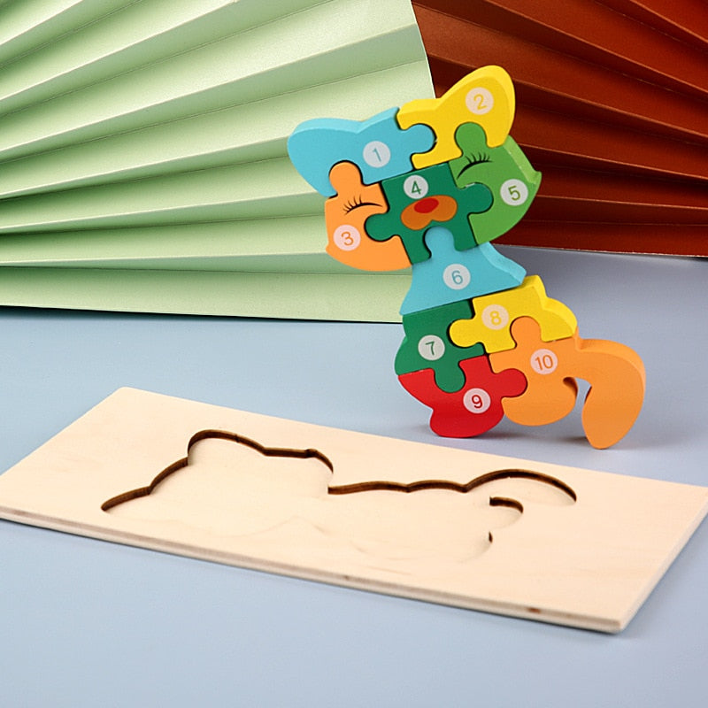 Montessori Wooden Puzzles