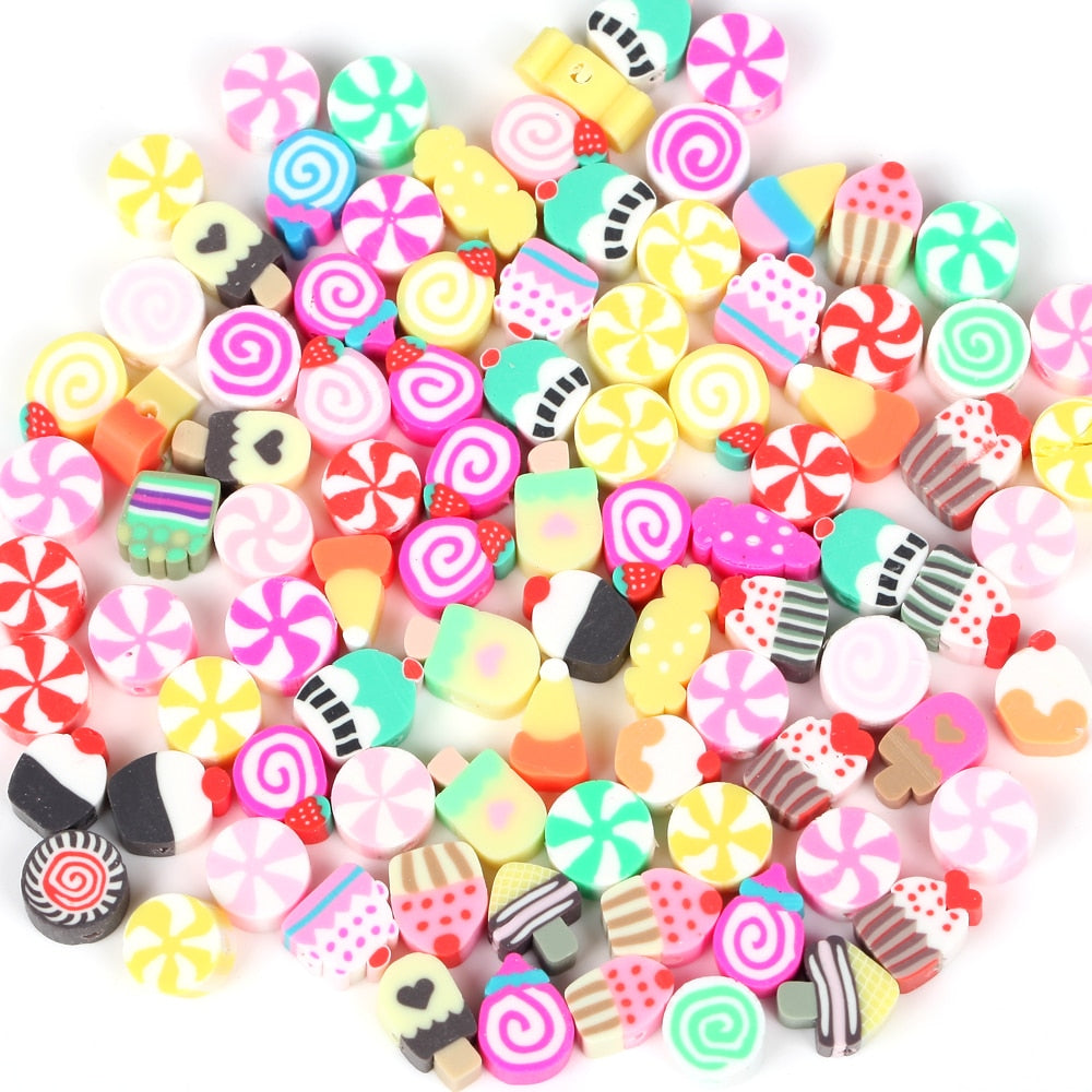 Mixed Polymer Clay Beads (style options)