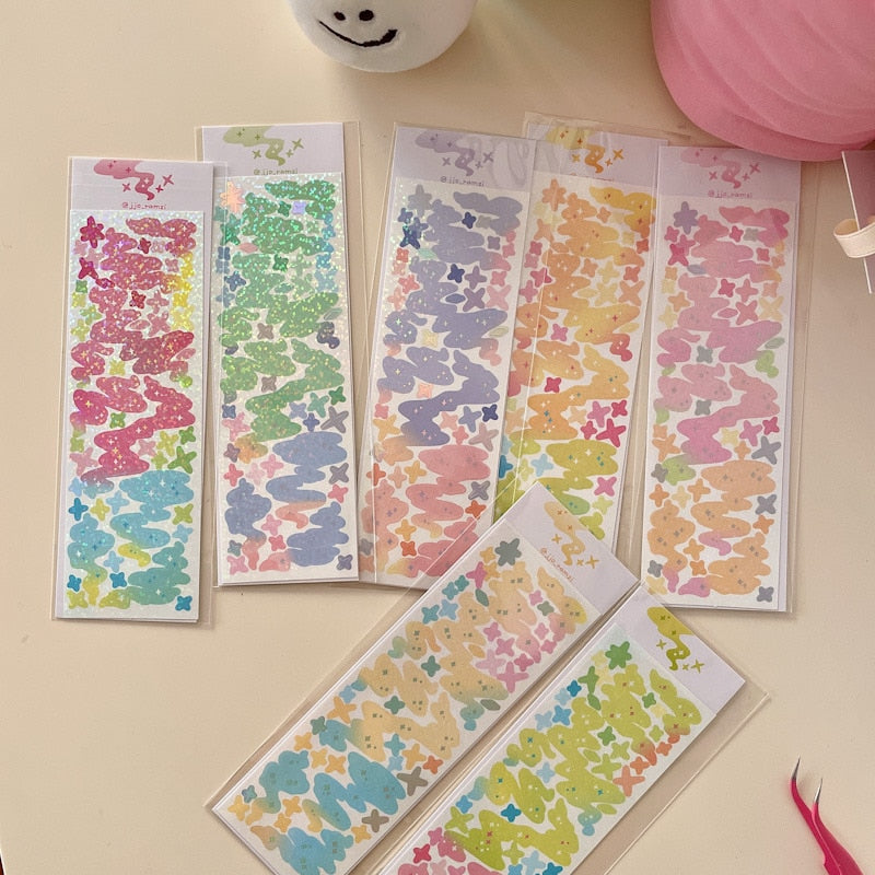 Decorative Stickers Variety (style options, 3-8 sheets)