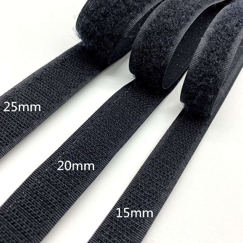 Black or White Velcro Fastener (1 yard per pair, 15-50mm thick)