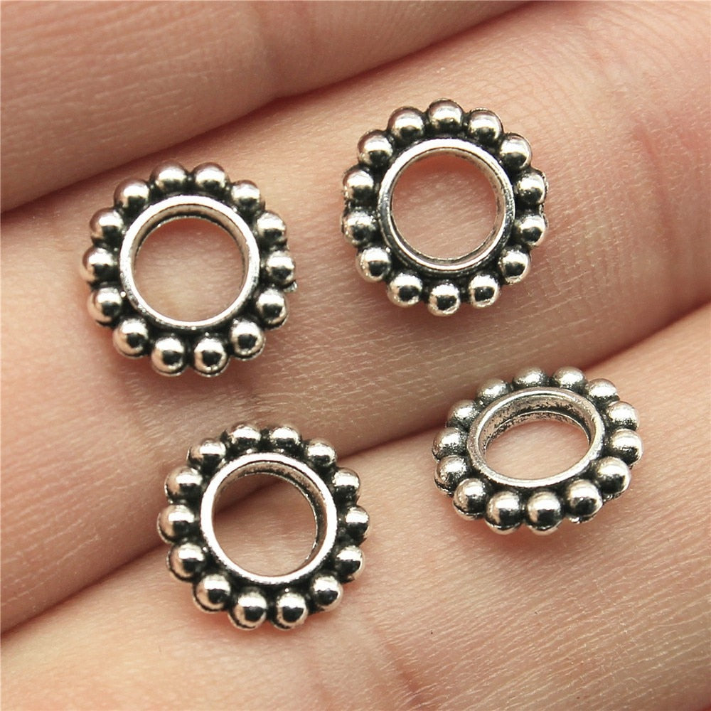 Antique Silver Spacer Beads (20/pack)