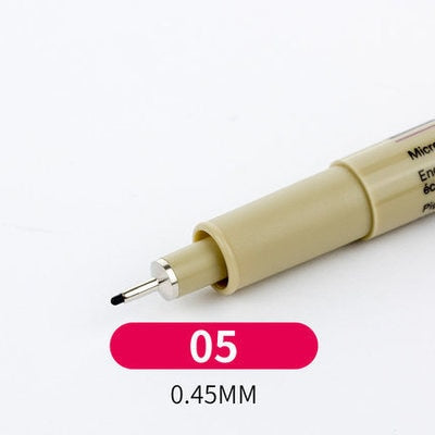 Fine Line Pen/Marker For Sketching, Different Tips 1 or as Set (0.15mm - 1mm)