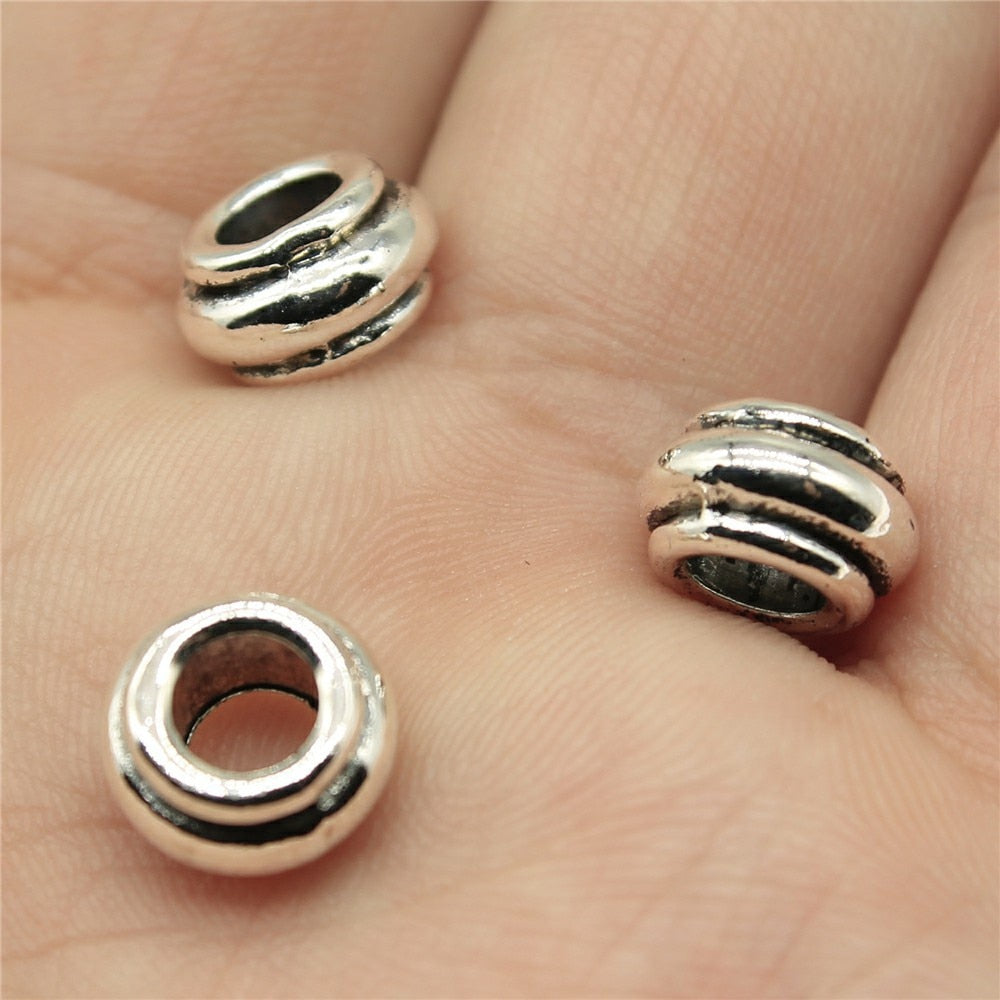 Antique Silver Spacer Beads (20/pack)