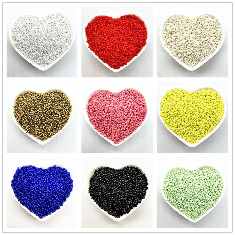 Czech Glass Seed Beads (150 or 450/pack, color options)