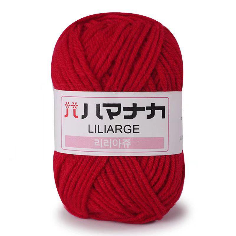 Soft Milk Cotton Knitting Yarn Anti-Pilling High Quality